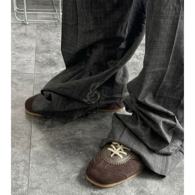Forrest gump sapatos femininos 2025 quatro estações de couro genuíno tênis feminino plana casual retro alemão sapatos de treinamento