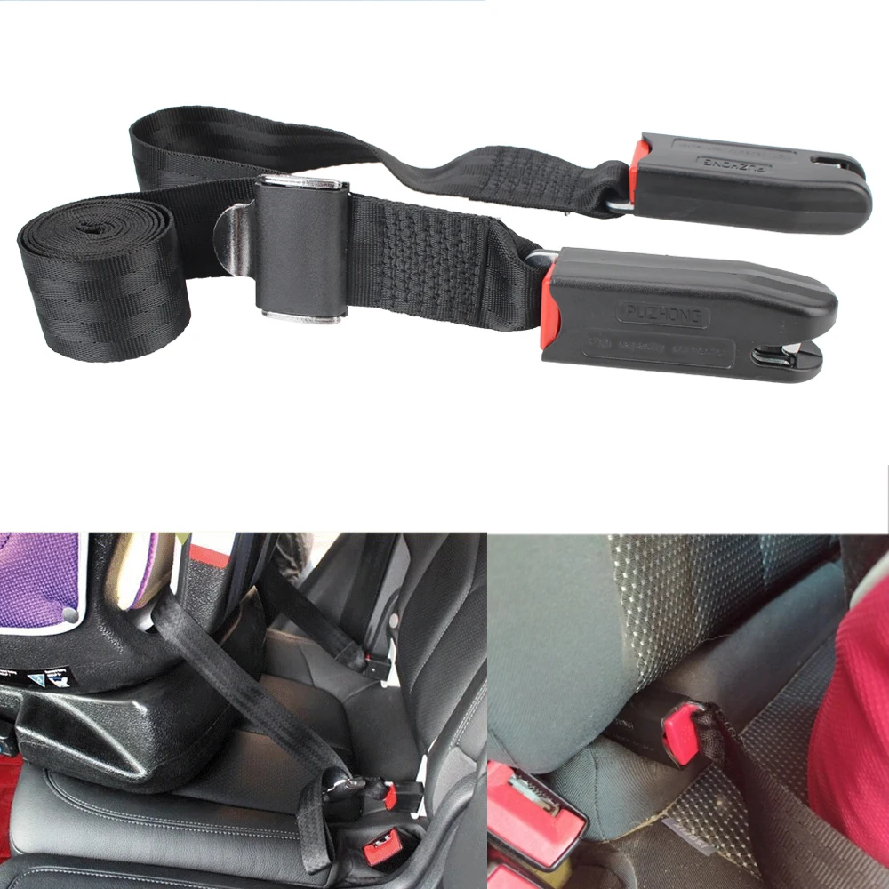 Sangle à 2 points Isofix/loquet Interface sangle de connexion bande de fixation voiture ceinture de sécurité pour enfants