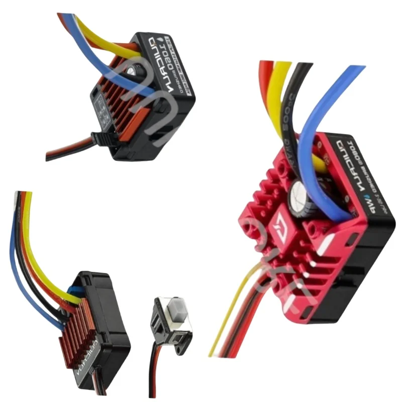 HobbyWing QuicRun 1060 60A 1625 1080 G2 80A Geborsteld Elektronische Snelheidsregelaar ESC Waterdicht Voor 1:10 SCX10 TRX4 TRX6 Redcat