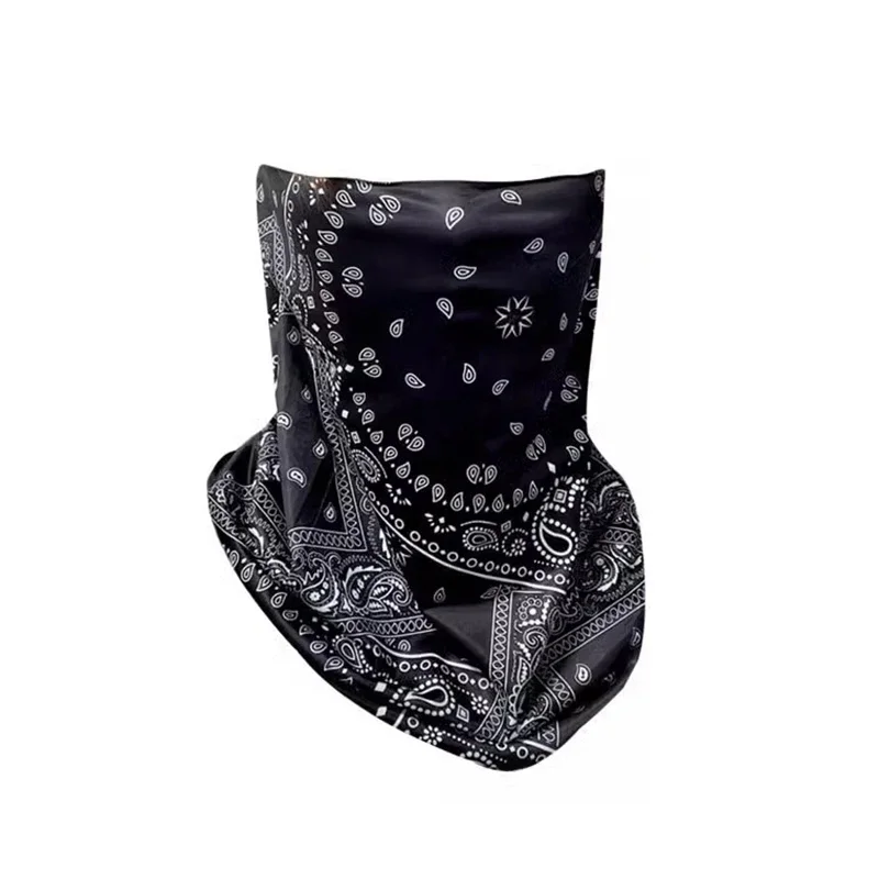Moda Punk Maska przeciwsłoneczna Dla Mężczyzn Kobiety Letnia Twarz Szyja Ochrona UV Szalik na uszy Hip Hop Outdoor Sport Kolarstwo Bandana Szaliki