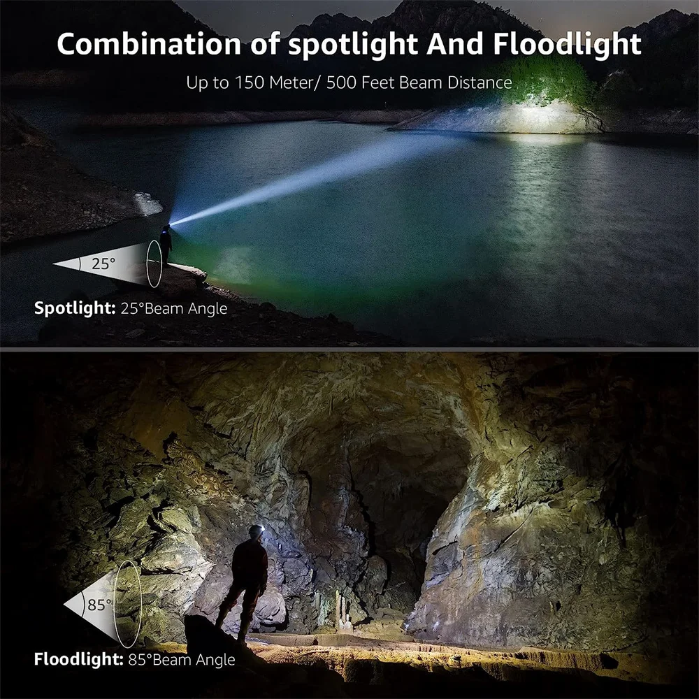 6 modos usb recarregável farol ipx4 à prova dwaterproof água lanternas led lâmpada de cabeça com luz verde vermelha para pesca ao ar livre