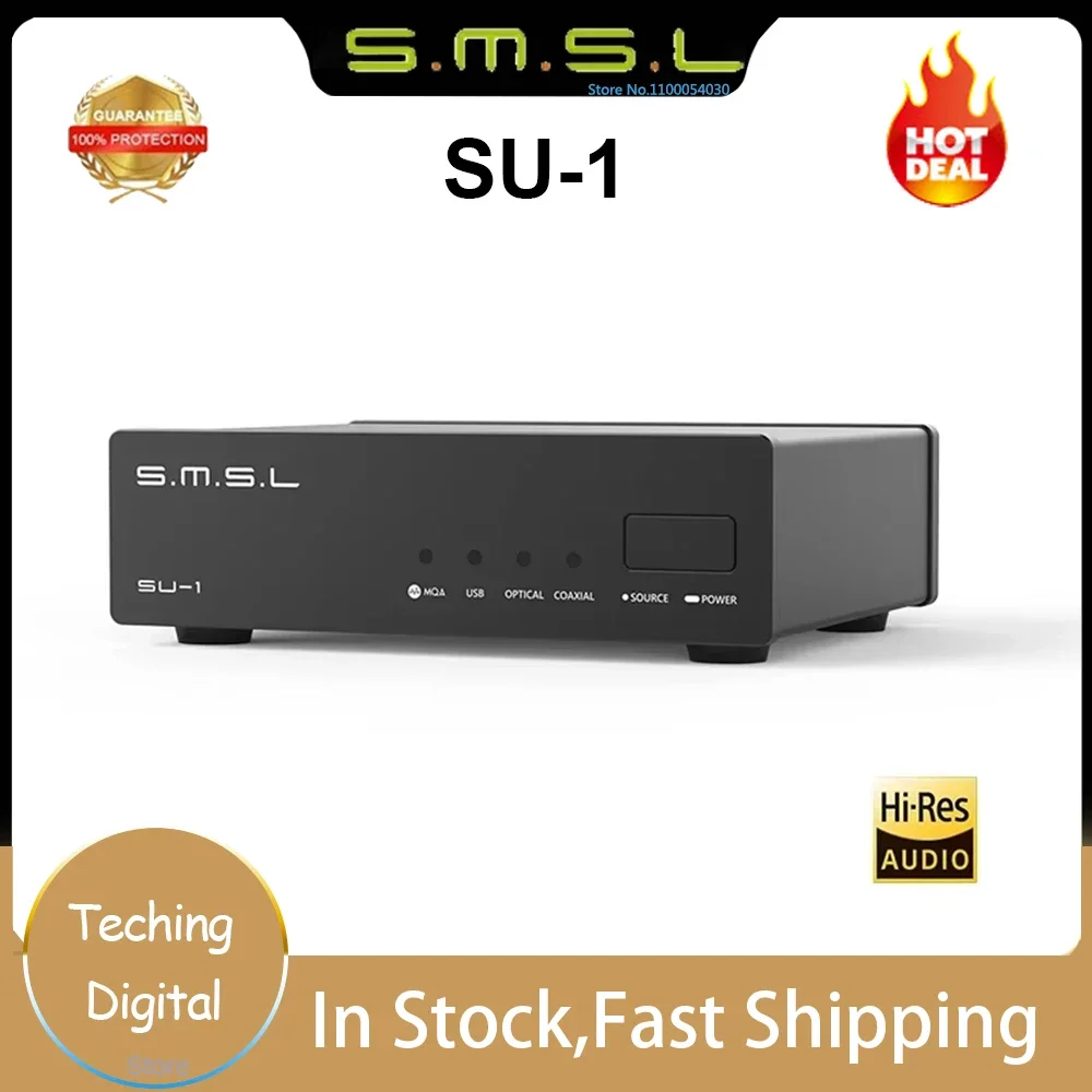 SMSL SU-1 MQA MQA-CD аудио декодер AK4493S XU316 768 кГц/32 бит DSD512 SU1 Hi-Res DAC