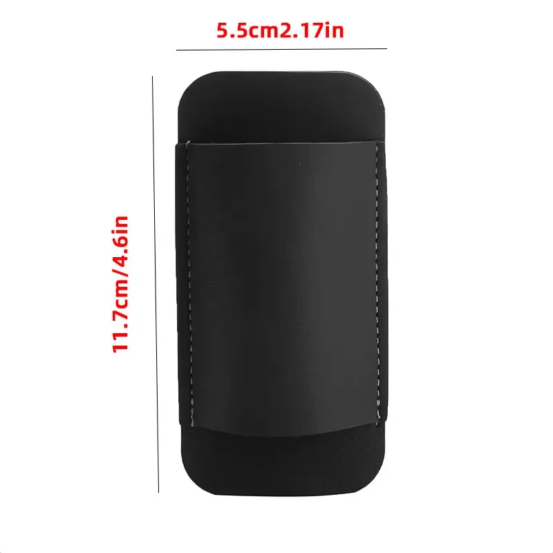 ยุทธวิธีกลางแจ้งหนังมีด Sheaths EDC หนัง Sheath สําหรับมีดพับ Carrier มีดมินิไฟฉายหนัง Holster