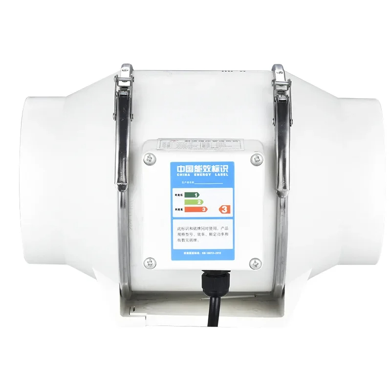 Ventilatore di scarico Home Mute Ventilatore per condotto in linea Bagno Ventilatore di scarico Attrezzatura di ventilazione Cucina Bagno Montaggio a parete Purificazione dell'aria Ve