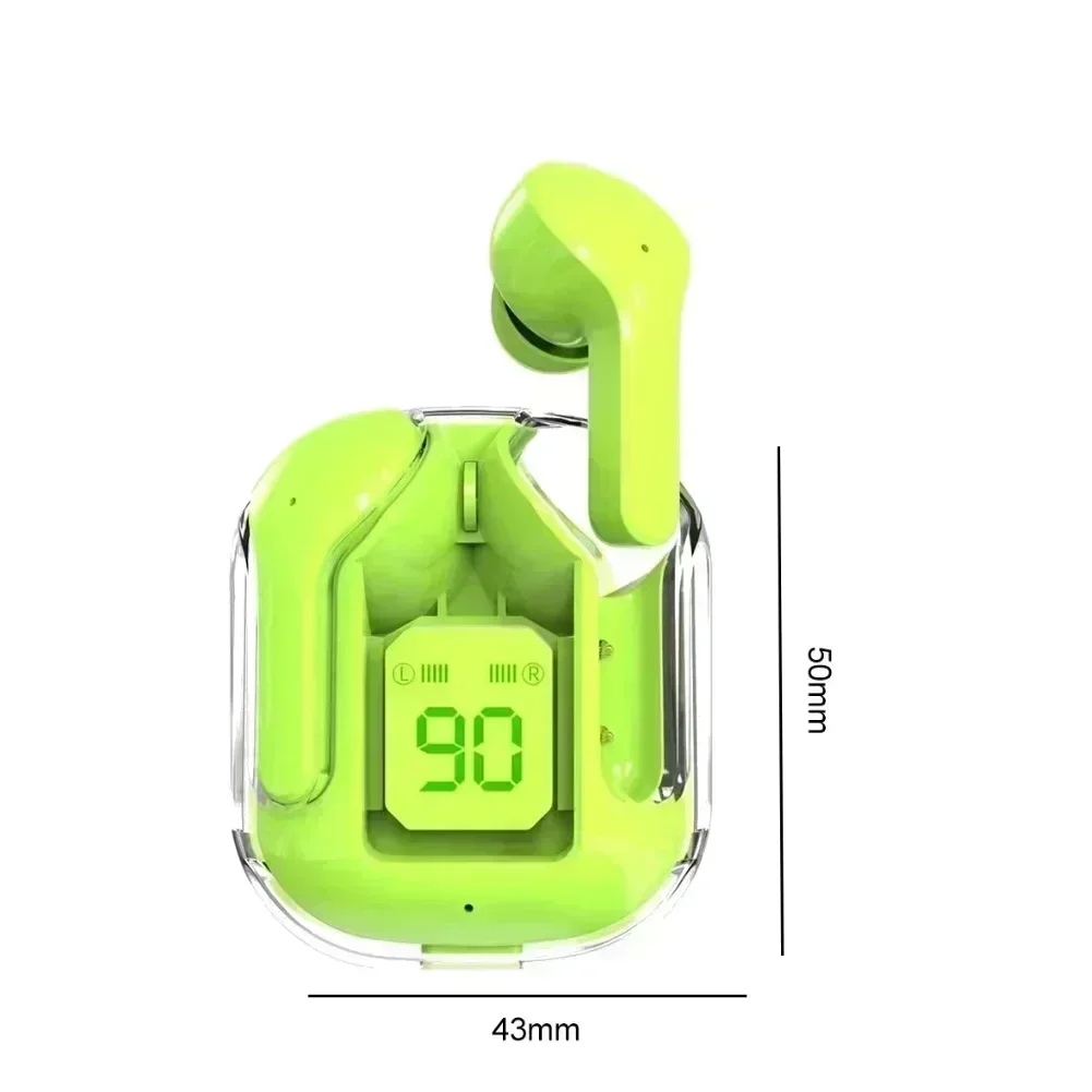 T2 sem fio mini fones de ouvido led power display digital tws fone de ouvido sem fio som estéreo bluetooth 5.3 para xiaomi huawei