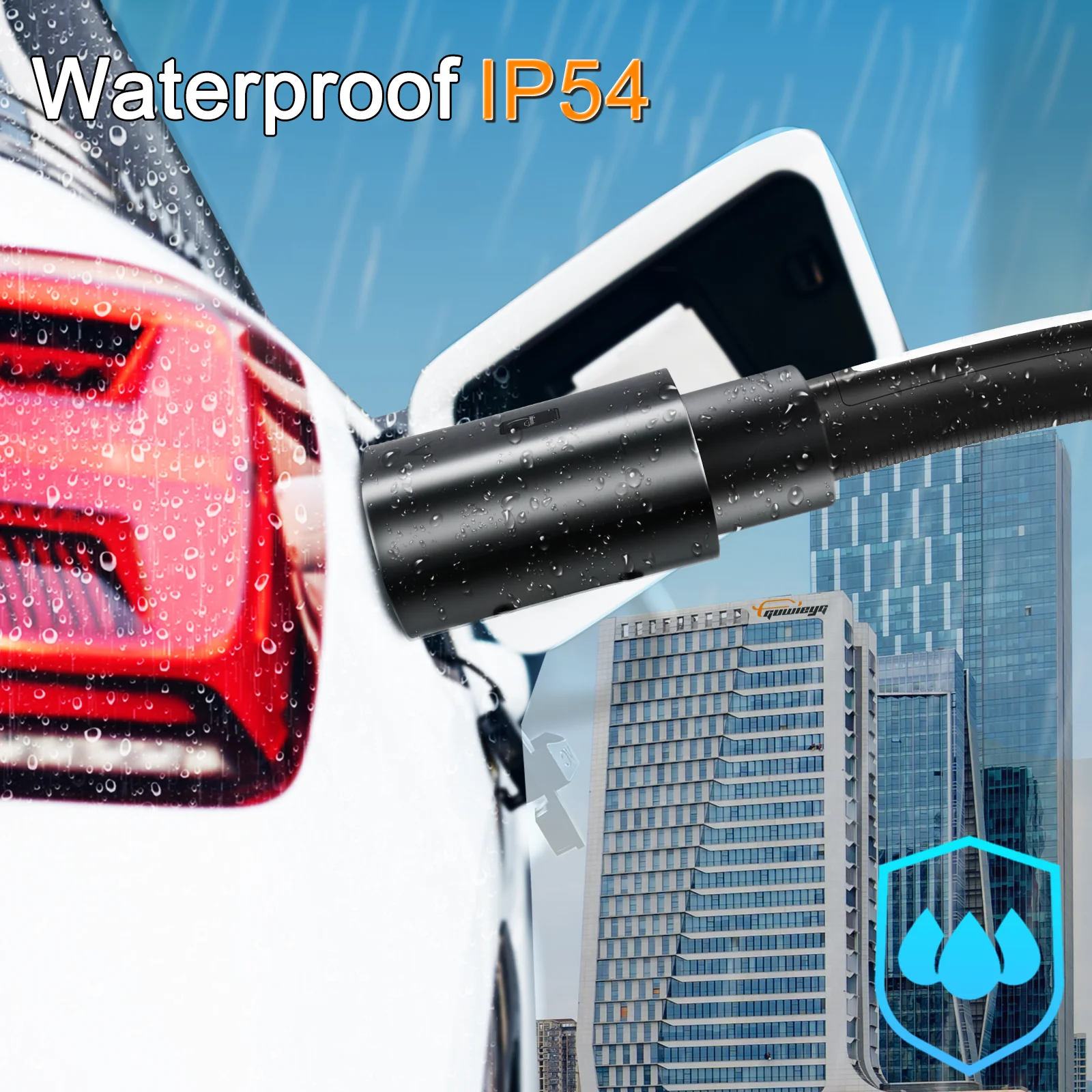 GUWIEYG EV Adapter 32A Fit for Tesla To GBT Adapter  Charging Connector Fit with all GBT Standard Cars