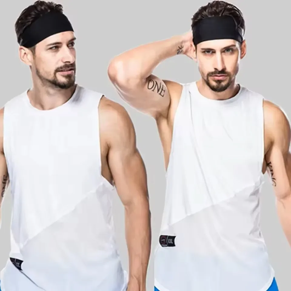 Fasce sportive elastiche Copricapo per assorbimento del sudore Fascia per allenamento ad asciugatura rapida Fasce antiscivolo e traspiranti per la corsa di yoga