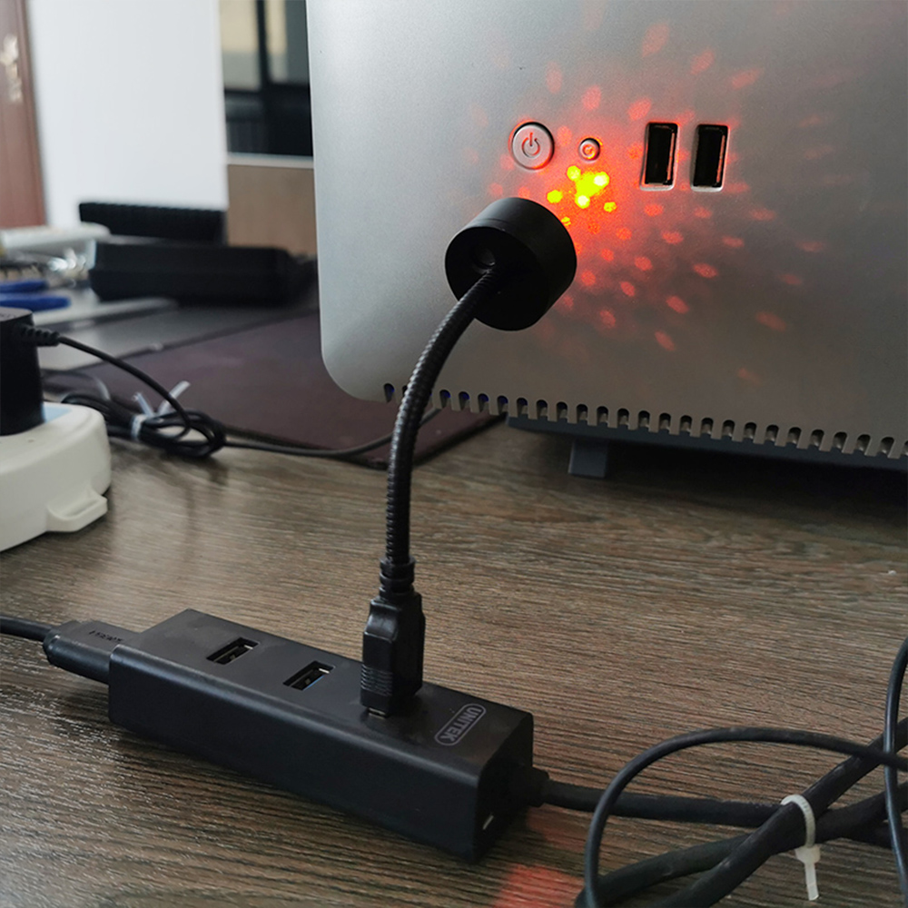 Mini LED Auto Dach Stern Nachtlicht Projektor Atmosphäre Galaxy Lampe USB Dekorativ Einstellbar Für Auto Dach Zimmer Decke Dekor