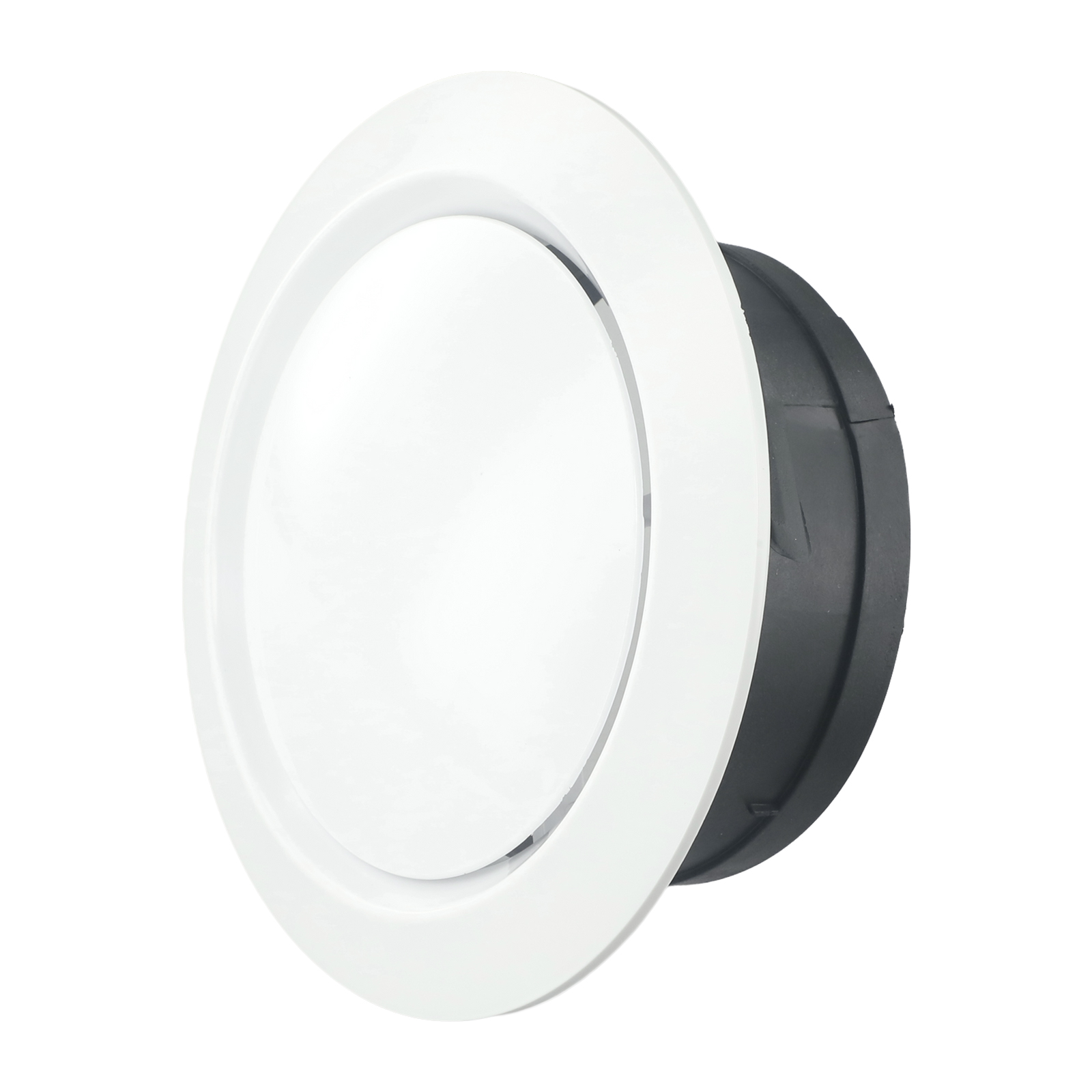 75/100/125/150/200 mm verstellbare Lüftungsabdeckung, runde Leitung, Decke, Wandloch, Lüftungsgitter, Lamellen, ABS