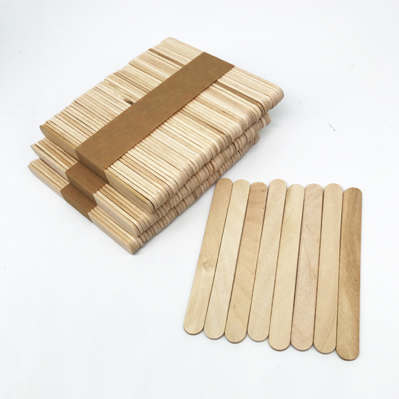 50/100PCS ผู้หญิงไม้กําจัดขน Sticks ขี้ผึ้งแว็กซ์ทิ้ง Sticks ความงามเครื่องสําอางค์ชุดไม้ลิ้น Depressor Spatula