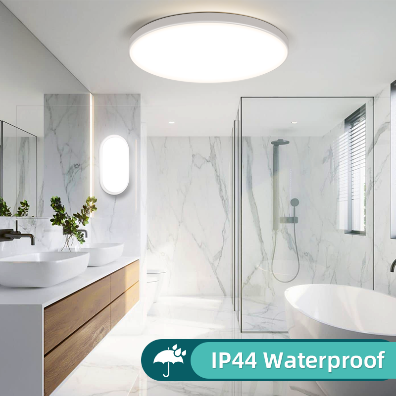 Ip44 Waterproof Led Ceiling Light Bathroom Lamp 15W 18W 20W 30W Ceiling Led Ceiling Lamp For Toilet Living Room Kitchen Light