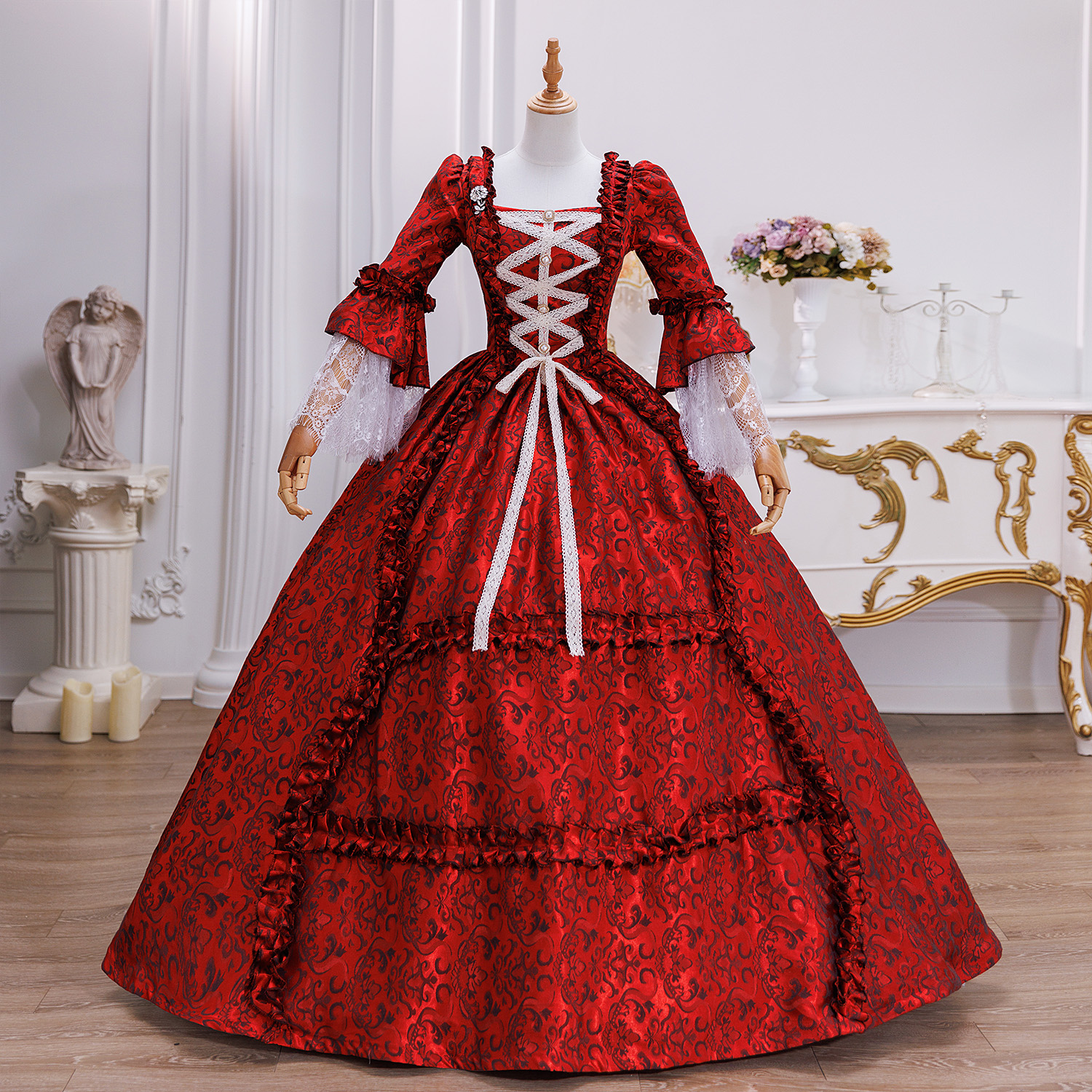 Vestidos femininos do século 18, marie antoinette, vestidos longos vitorianos rococó, roupas de teatro histórico