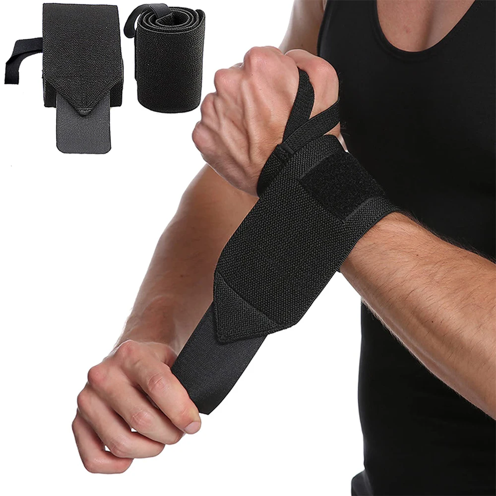 ฟิตเนสข้อมือ Wraps ยกน้ําหนักสายรัดข้อมือ CROSS การฝึกอบรมเบาะ Thumb BRACE STRAP Power Hand Support Bar สายรัดข้อมือ