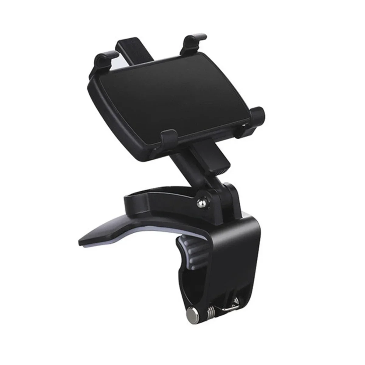Universal Angle-Adjustable Car Phone Mount Rotate Secure Phone Car Clip Stand For Easy Accessibilit For iPhone Samsung Xiaomi