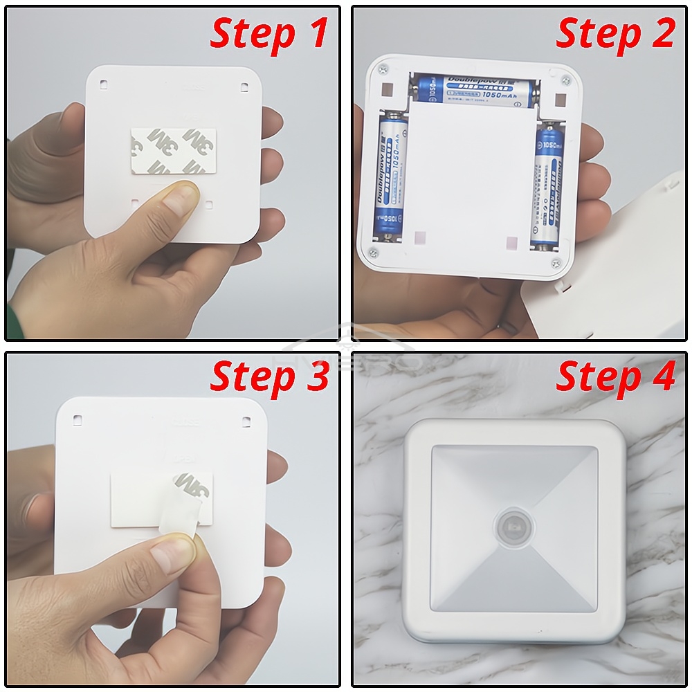 Luz LED nocturna con Sensor de movimiento inteligente, batería con carga USB, lámpara de noche para sala de estar, pasillo, camino, inodoro, iluminación del hogar