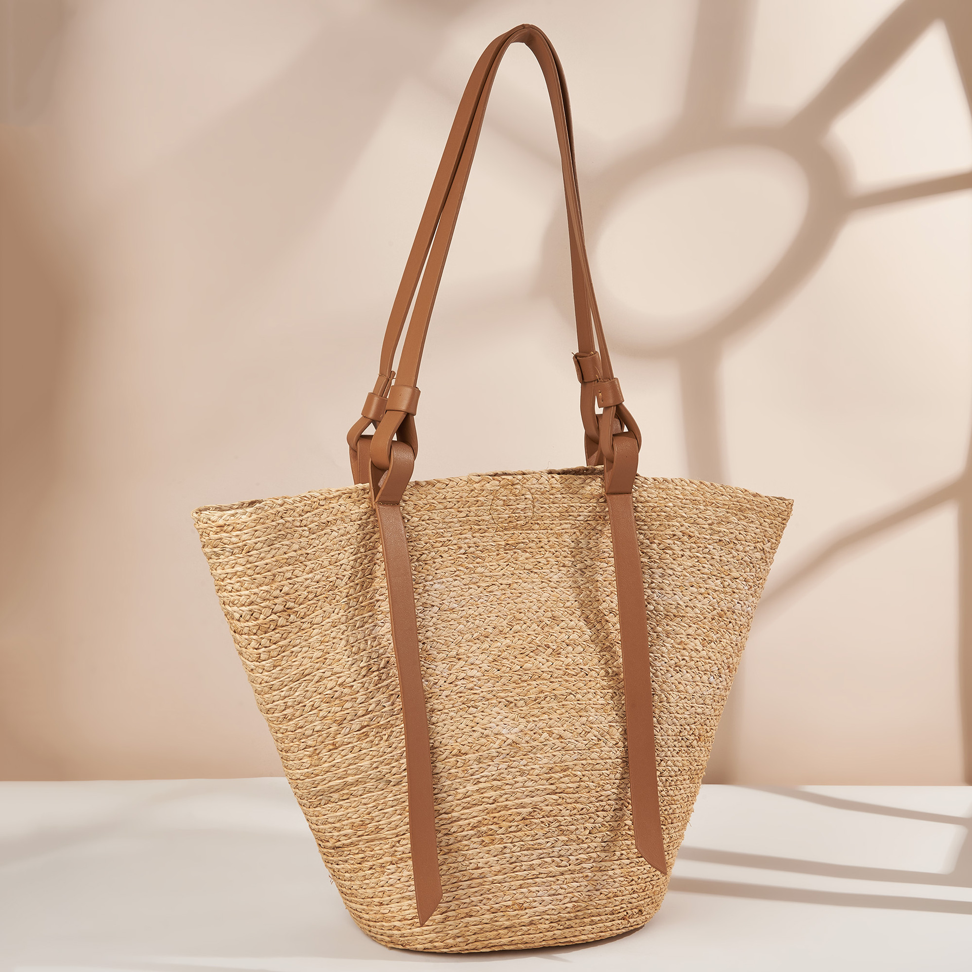 New Lafite Straw Shoulder Bag Summer Seaside Holiday Large Capacity Handbag Women's Bag