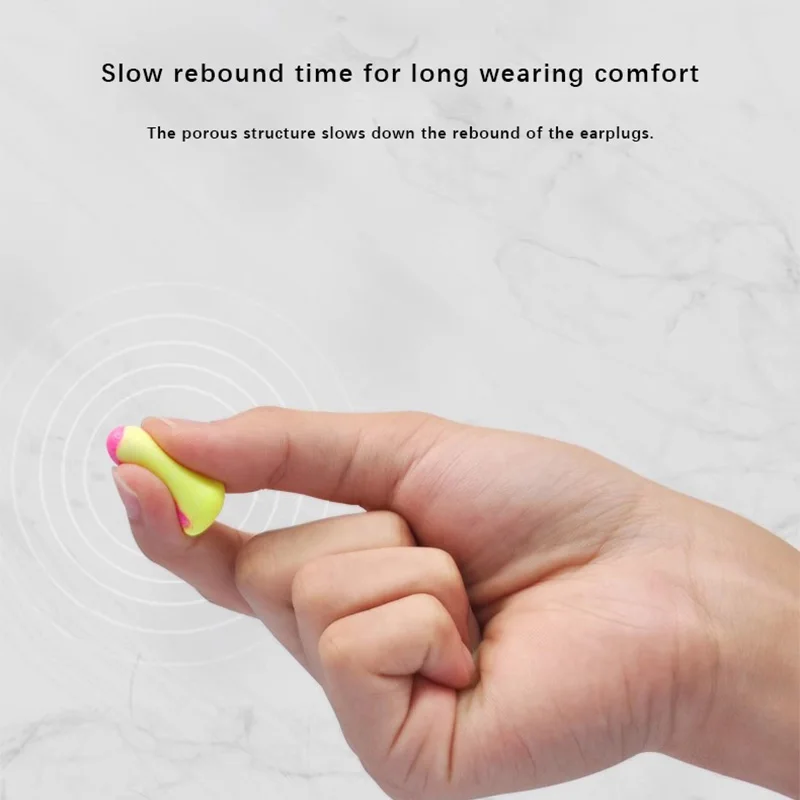 10 pairs】Noise-canceling earplugs Anti-noise Noise insulation Sleeping Students Dormitory Quiet Work Industrial noise reduction