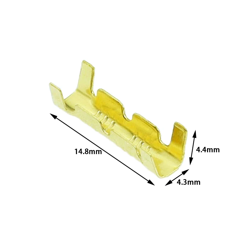50PC/100PC/200PCS DJ453 double U-shaped parallel cold plug connector cold terminal 0.5 -1.5mm² -2.5mm²