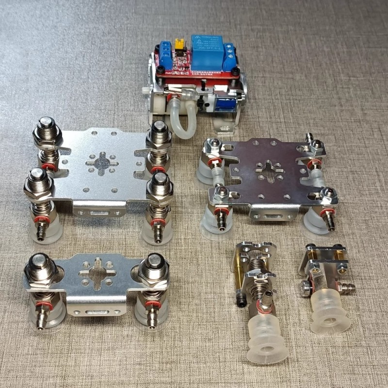 Neuer großer Manipulator Relaissteuerung Saugnapf Roboterarm Vakuumpumpe Saugnapf Roboterklauengreifer für Arduino Roboter DIY Kit