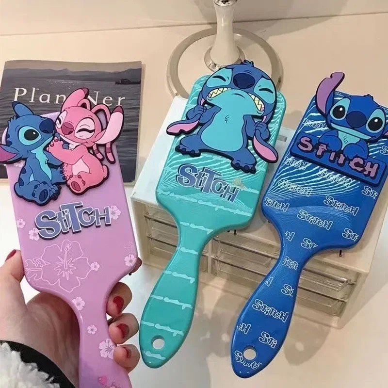 Miniso Animazione Lilo & Stitch Comb Series Cartoon Stitch Cuscino d'aria periferico Pettine per massaggio Pettine per studenti per bambini