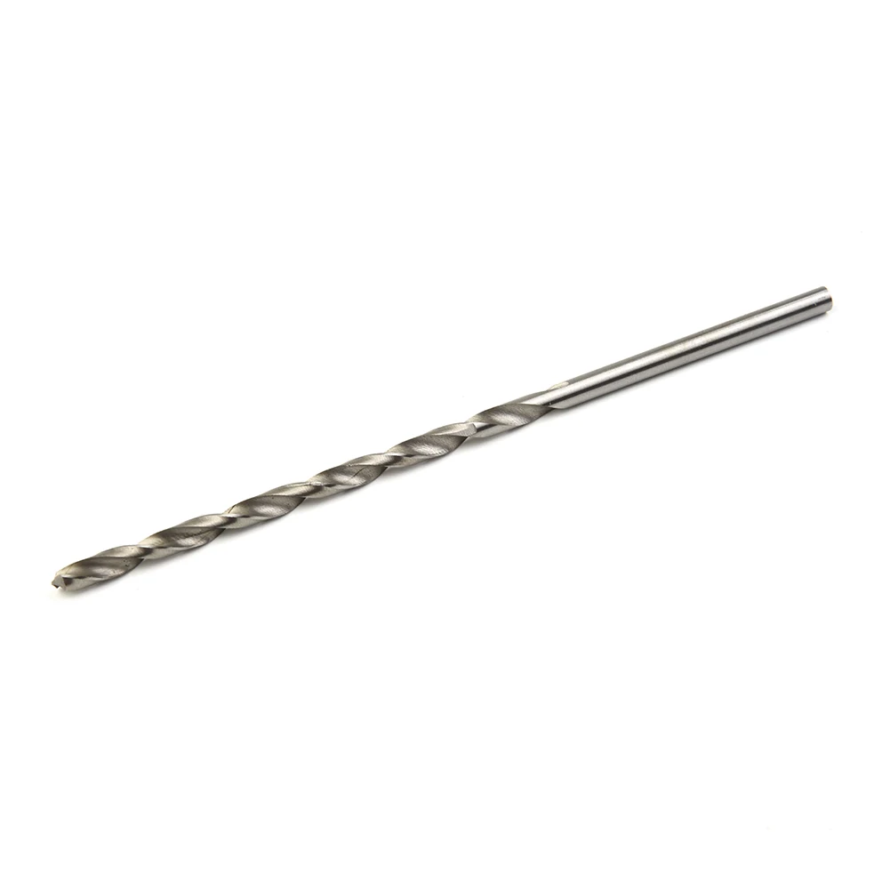 2mm/3mm/4mm/5mm/6mm Diameter Drill Bit Extra Long HSS Straight Shank Auger-Twist Drill Bit Set Power Tool 160-300mm