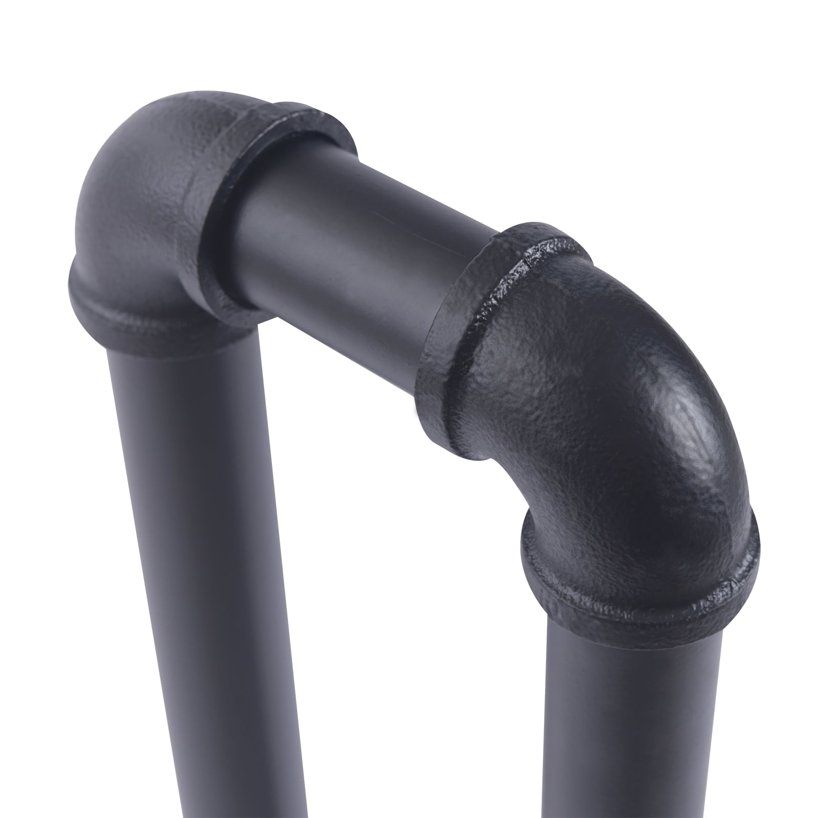 85/100CM Industrial Metal Handrail Elderly Support Stair Railing Black