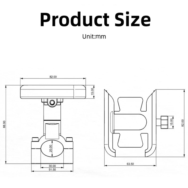 Motorcycle Mobile Phone Holder Gps Navigator Rearview Mirror Handlebar Bracket For YAMAHA MT03 MT07 MT09 MT10 MT25 MT 03 07 09