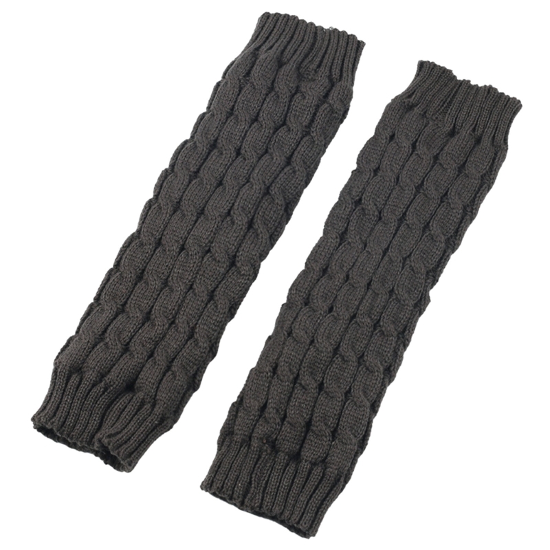 เครื่องอุ่นขาแบบถักสำหรับผู้หญิงของขวัญ 2000s แขนขาฤดูหนาวถุงเท้าสูงถึงเข่า