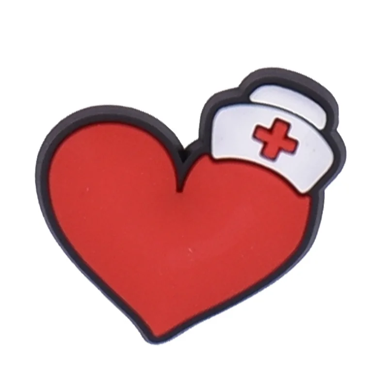 30PCS Healthcare Series รองเท้า Charms ชุดสําหรับ Clogs กระเป๋า Bubble Slides รองเท้าแตะ, PVC ตกแต่งรองเท้ากระเป๋าชายหาดอุปกรณ์เสริม
