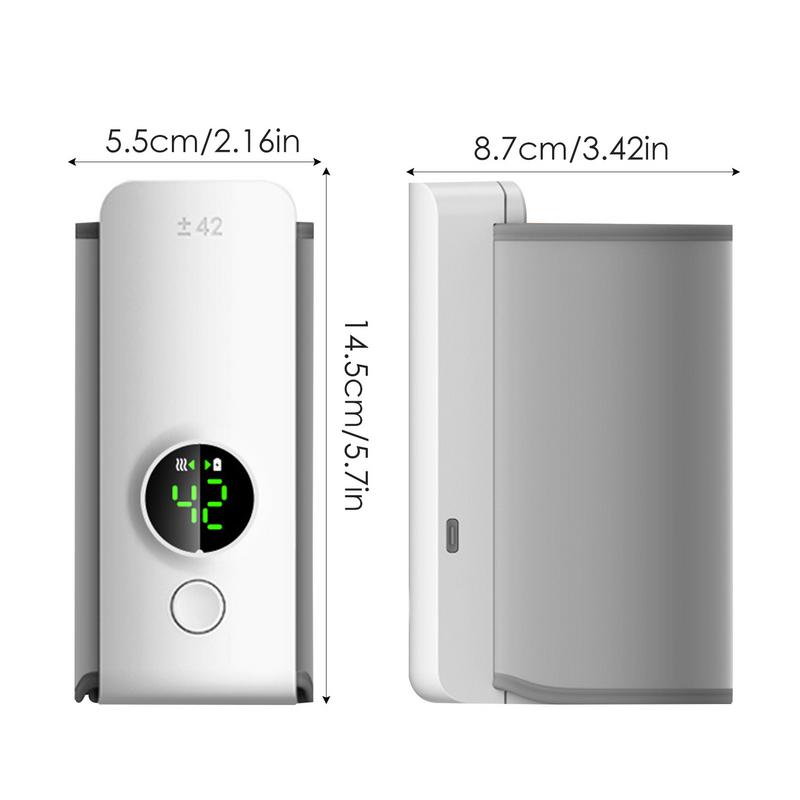 ポータブルベビーボトルウォーマー,USB充電式バッテリー,ワイヤレス,胸当て,ミルク,式