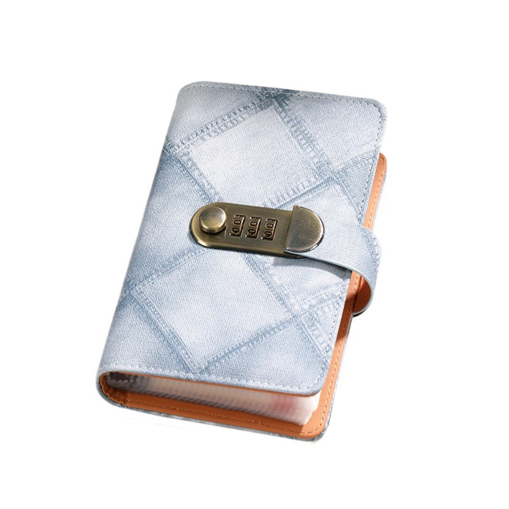 50 vellen envelopbesparingsuitdagingen boek draagbare hervulbare budgetbinder met slot PU lederen portemonnee opslag