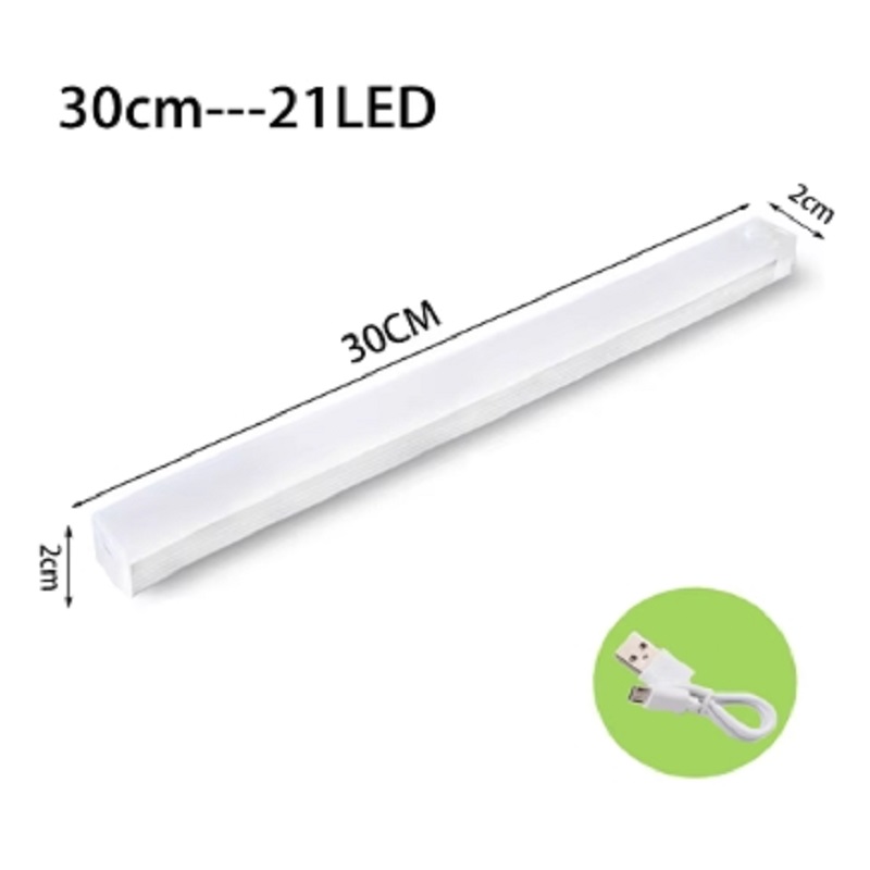 Motion Sensor Night Lights Wireless LED Lamp USB Rechargeable Magnetic For Wardrobe Room Closet Kitchen Aisle Tube Detector Bulb