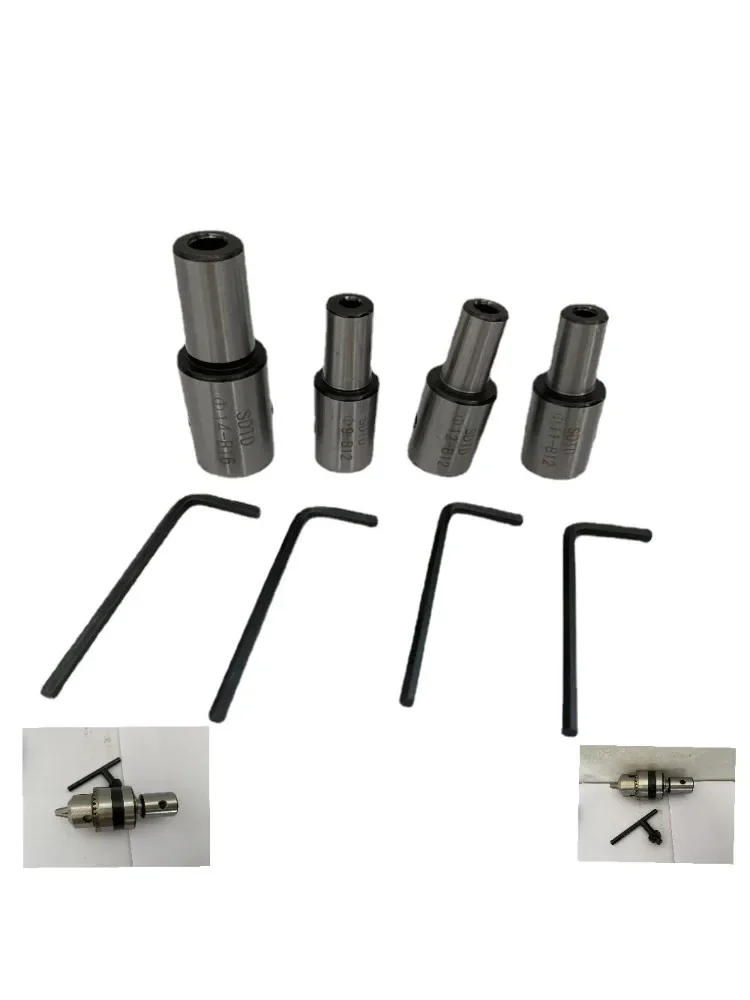 1 Buah 5mm 6 8 10 12 14 15 16mm konektor chuck bor B10 B12 B16 B18 adaptor chuck tapper untuk mesin bor