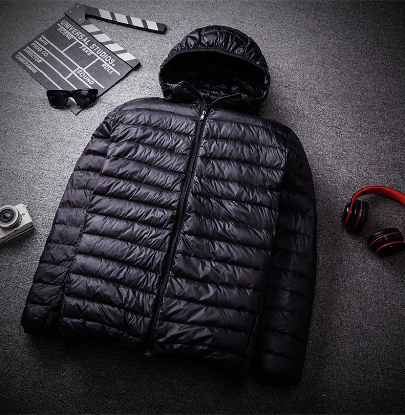 2023 Neuankömmlinge Herrenmode Kapuzen puffer jacken Herbst Winter halten warm weiße Enten Daunen lässig Herren Daunen mantel