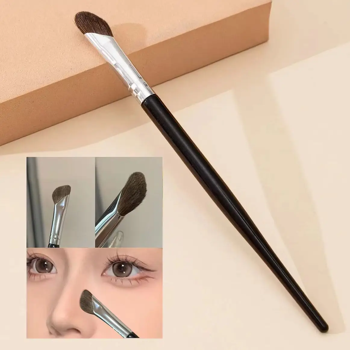 3D Nose Shadow Brush แปรงแต่งหน้า Contour แปรงแต่งหน้า หัวนุ่ม ไฮไลท์เครื่องสําอางเกาหลี เครื่องมือเสริมความงามบนใบหน้าหญิง