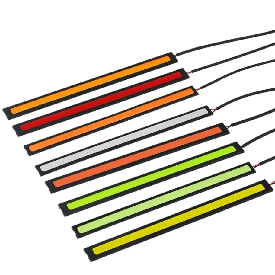 10 pieces Super Bright LED COB Fog Daytime Running Light 17cm  Waterproof 12V 6500K Car Light Auto Interior Styling Bar Lamp