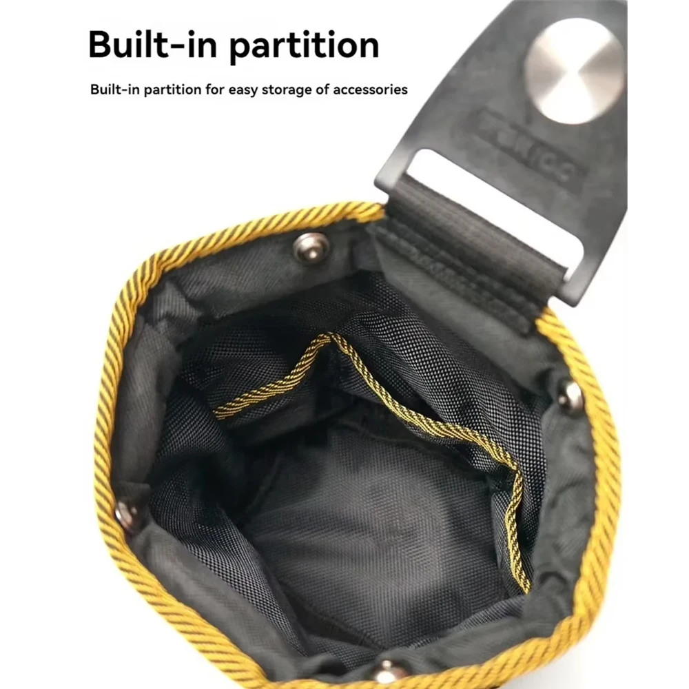 Tool Bag Tool Pouch for Woodworking Electrician Mechanic 1680D Rotatable Quick-hanging Nail Tool Bag Man Gift Tool Organizer