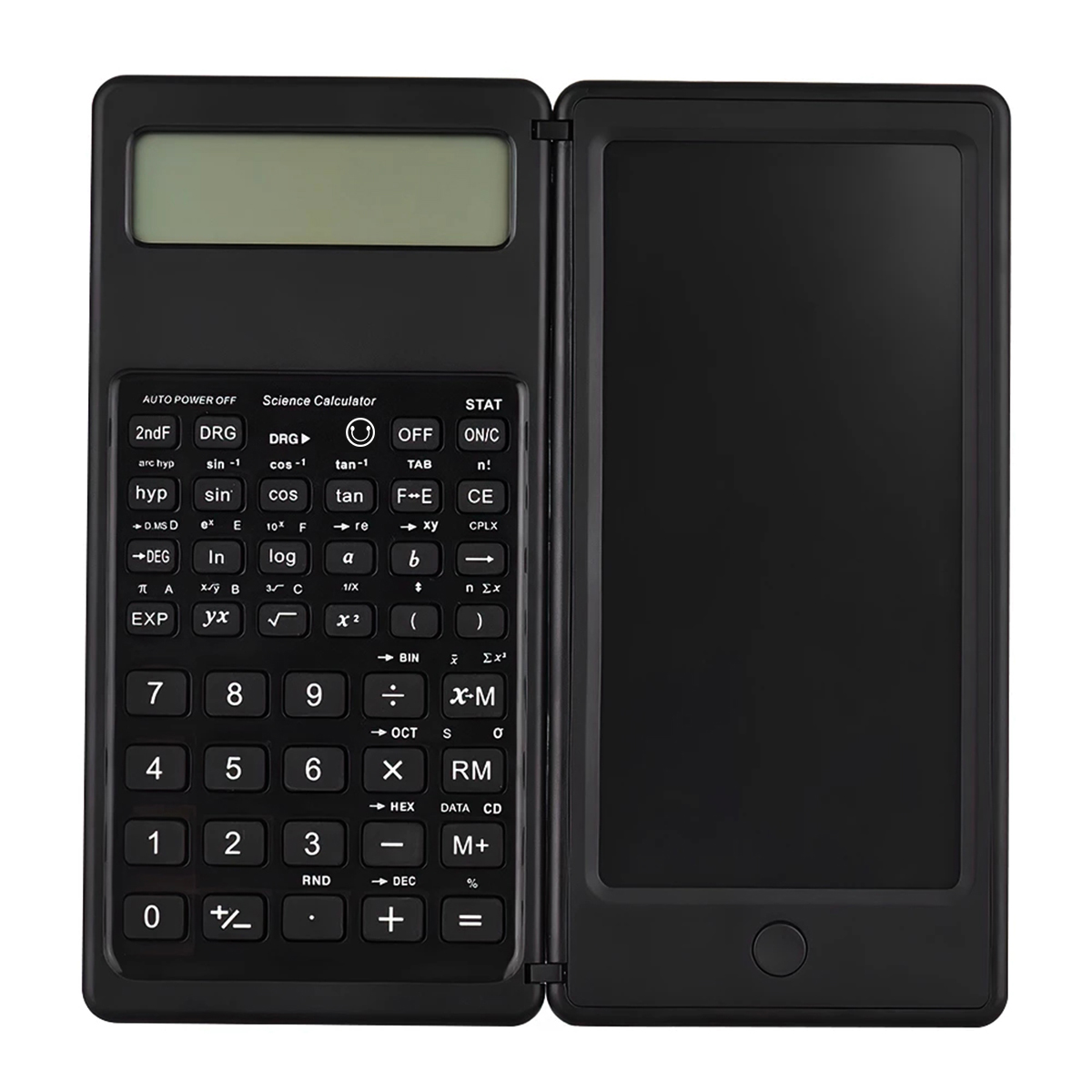 6.5 Polegada calculadora portátil tela lcd escrita tablet dobrável calculadora científica tablet almofada de desenho digital com caneta stylus