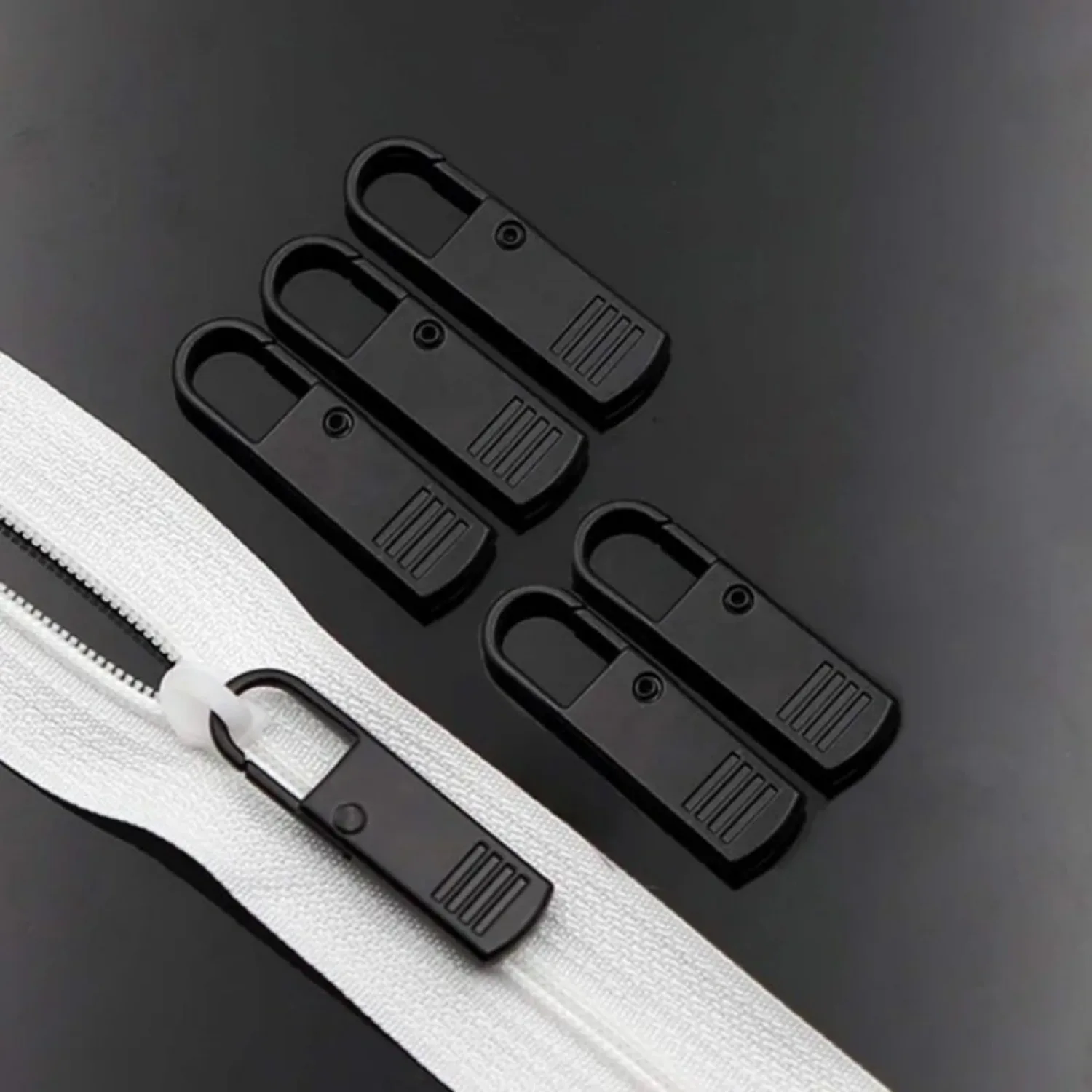 ซิป Slider PULLER ซิปทันทีชุดซ่อมสําหรับหักหัวเข็มขัดกระเป๋าเดินทางกระเป๋าเดินทางซิปหัว DIY เย็บหัตถกรรม