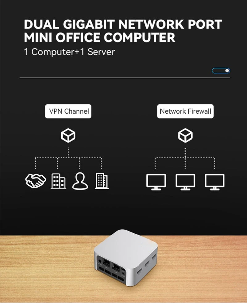 FIREBAT T8 Pro Plus Mini PC Intel Celeron N100 Desktop Gaming Computer 8GB 16GB 256GB 512GB DDR4 DDR5 WIFI5 BT4.2