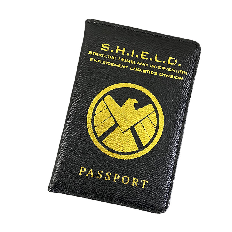 Wakanda-funda para pasaporte para hombre y mujer, billetera de cuero suave para viaje, funda de identificación, bolsa para tarjetas bancarias, porta pasaporte