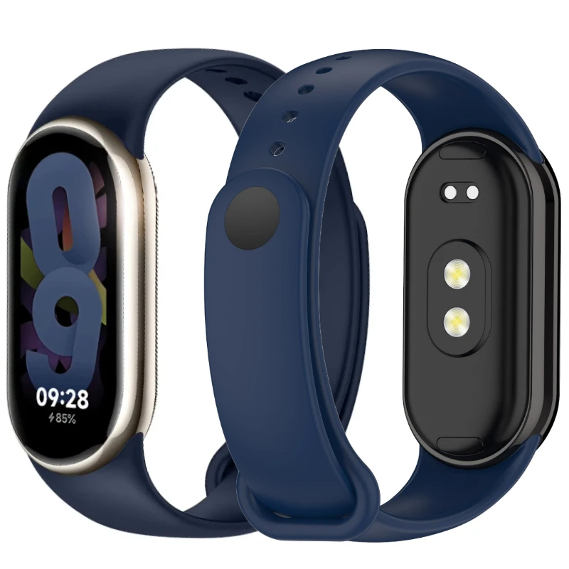 Silicone Strap For Mi band 8 xiaomi 8 9 NFC Bracelet Sport Belt Replacement Smartwatch Bracelet Watchband Xiaomi Bands 8 Straps