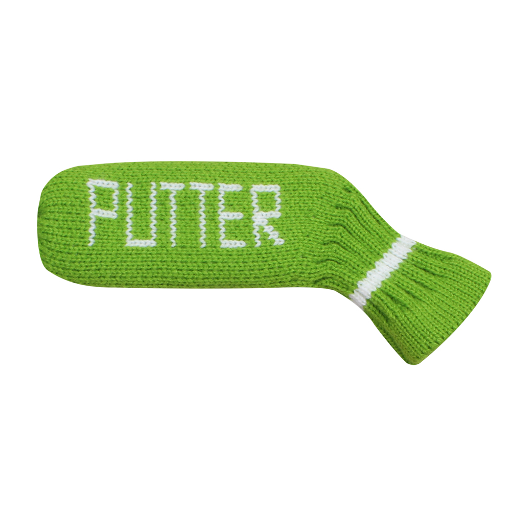 Scott Edward-Hoja de cubierta de Putter de punto, bolsas de Golf decorativas, 1 pieza en paquete, se adapta a Putters de hoja de Golf, lindo y suave