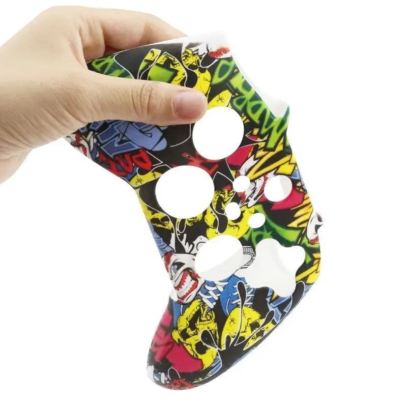 Silicone Protective Case Skin For Xbox Series X/S Controller Gamepad Accessories Thumbstick Grips Caps Joystick Cover Shell