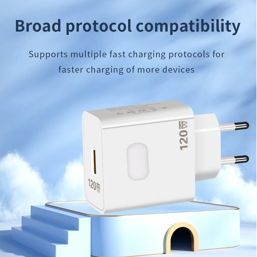 GaN USB Charger Fast Charging Quick Charge QC3.0 10A Type C Cable Mobile Phone Charger Adapter For iPhone Huawei Samsung Xiaomi