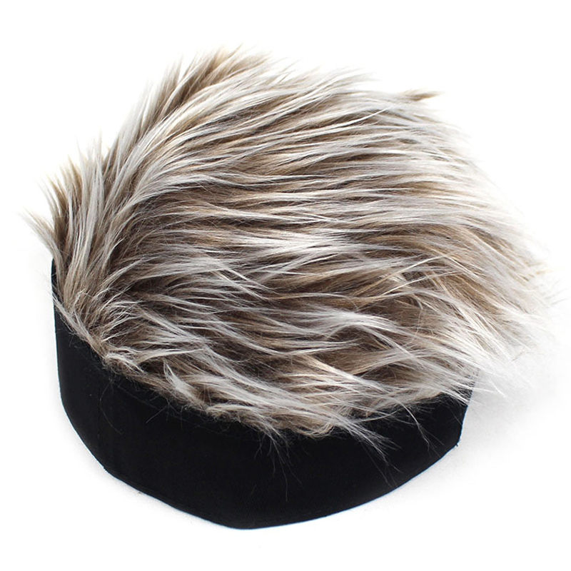 Moda boné de beisebol das mulheres dos homens gorro peruca chapéu diversão bonés de cabelo curto respirável macio para festa peruca chapéus ao ar livre chapéu casual