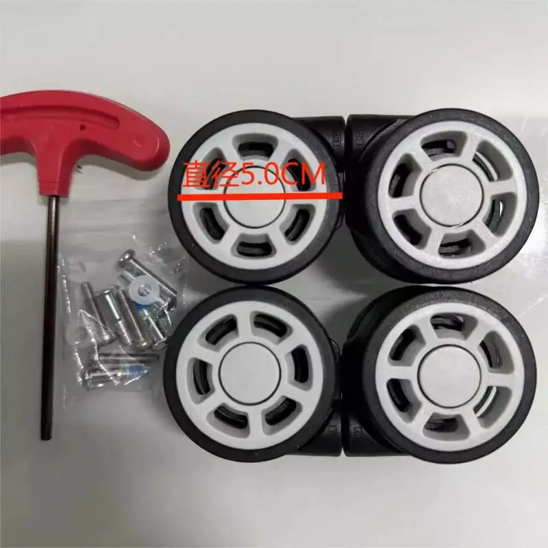 1pc スーツケースホイールリモワ荷物耐荷重ホイール特別なトロリーケースサイレントキャスター荷物アクセサリー