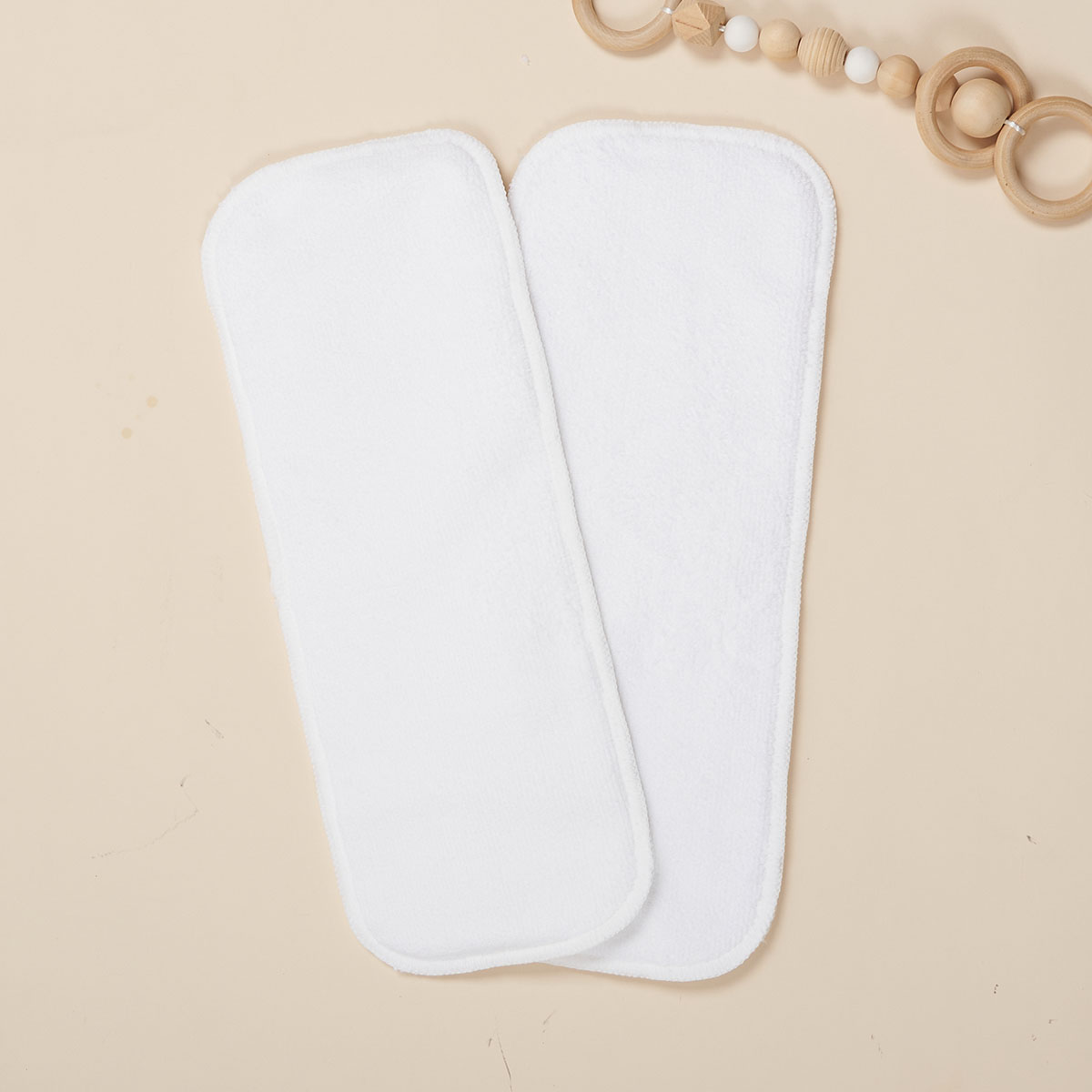 Happyflute моющийся многоразовый детские тканевые подгузники вставки из микрофибры 3 слоя подходят один размер детские подгузники