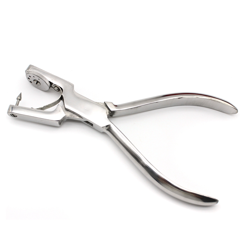 1 Set Dentistry Dam Hole Puncher Set With Leather Bag Pliers For Dentist Perforator Rubber Orthodontic Dental Tools Dam Clip