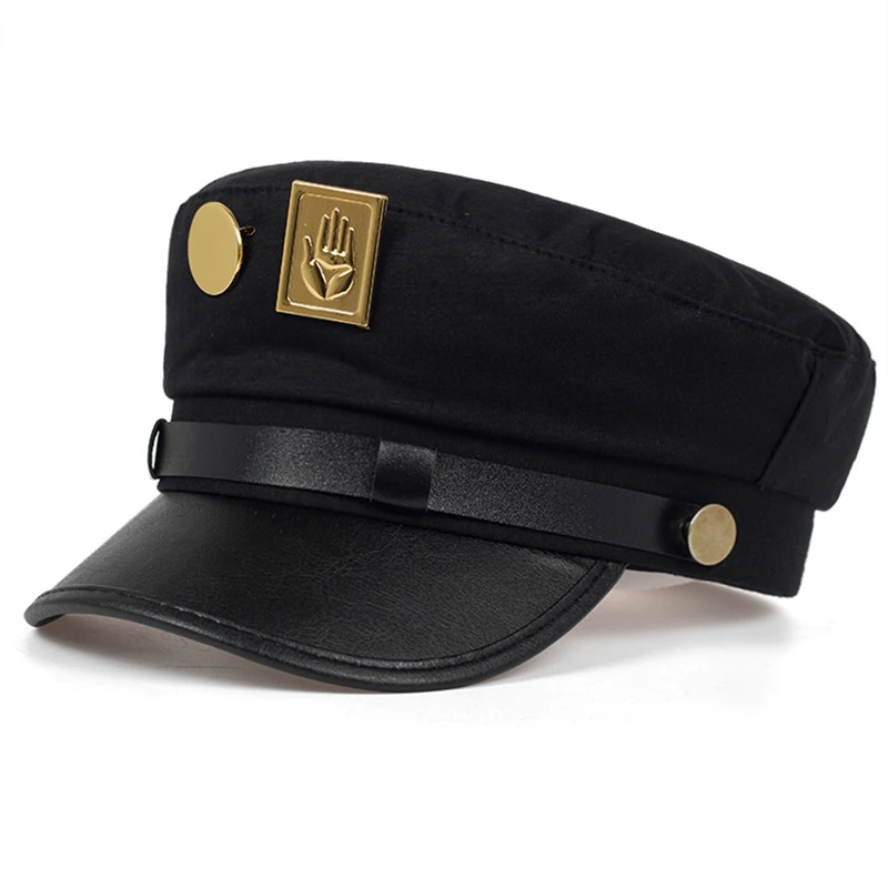 Unisex Wonderful Adventure Palm Badge Military Hats Flat Top Baseball Caps For Women Outdoor Sports Cadet Sunscreen Hat